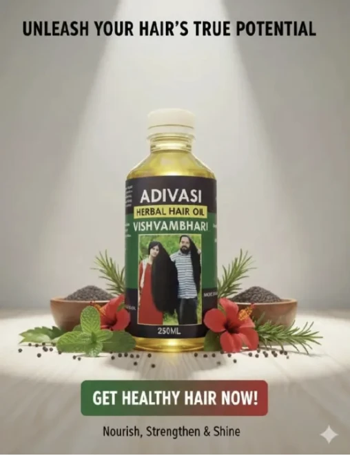 Natural Adivasi Hair Oil 250ml | Hair Fall Control...