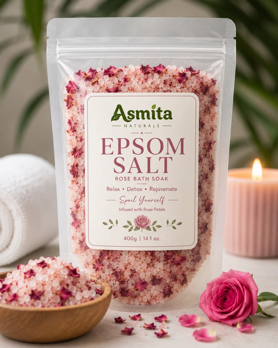 Epsom Salt | Rose Bath So...
