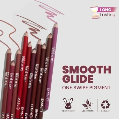 MARS Matte Lip Liner | One Swipe Smooth Applicatio...