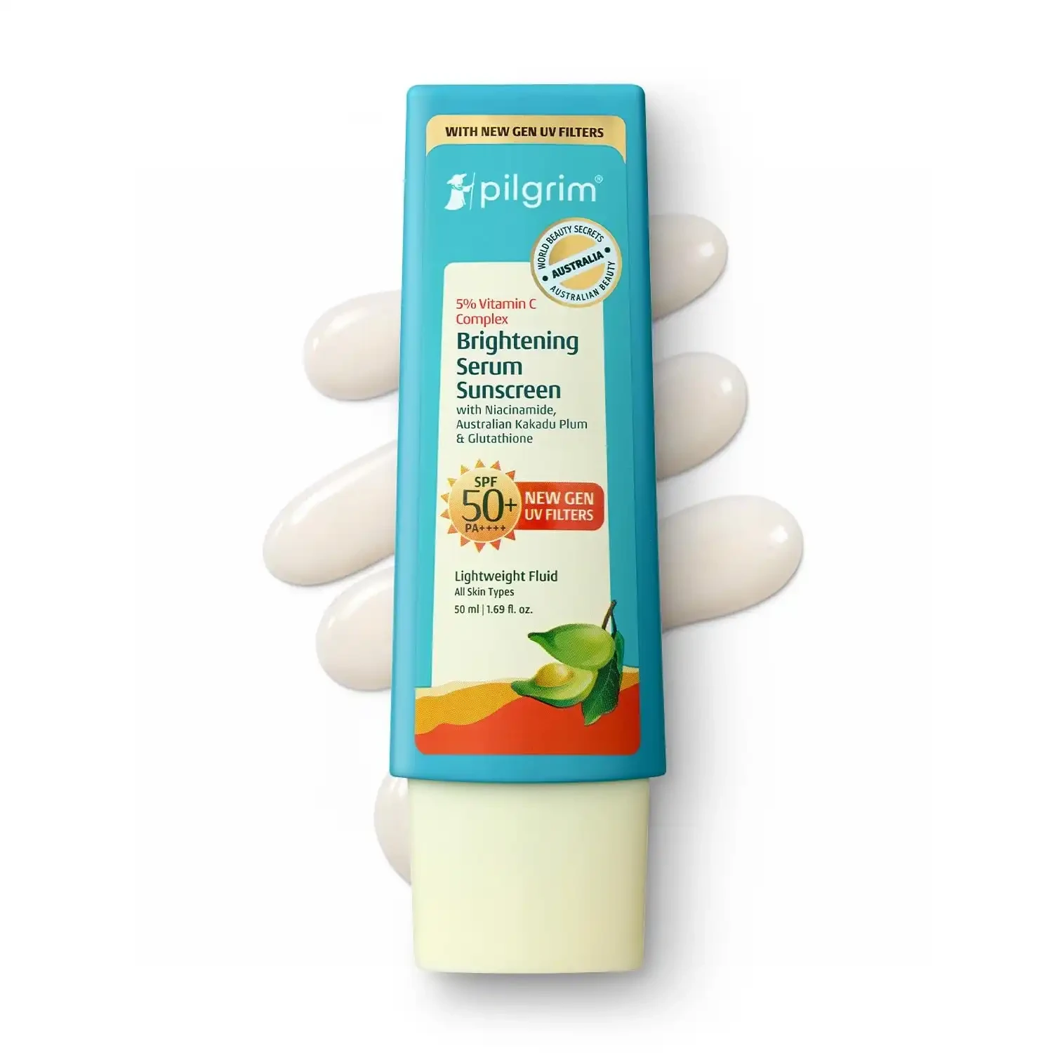 Pilgrim | 5% Vitamin C Brightening Serum Sunscreen...
