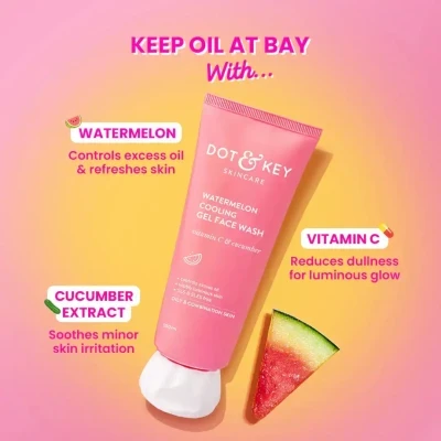 Dot & Key Watermelon Gel Face Wash 100ml