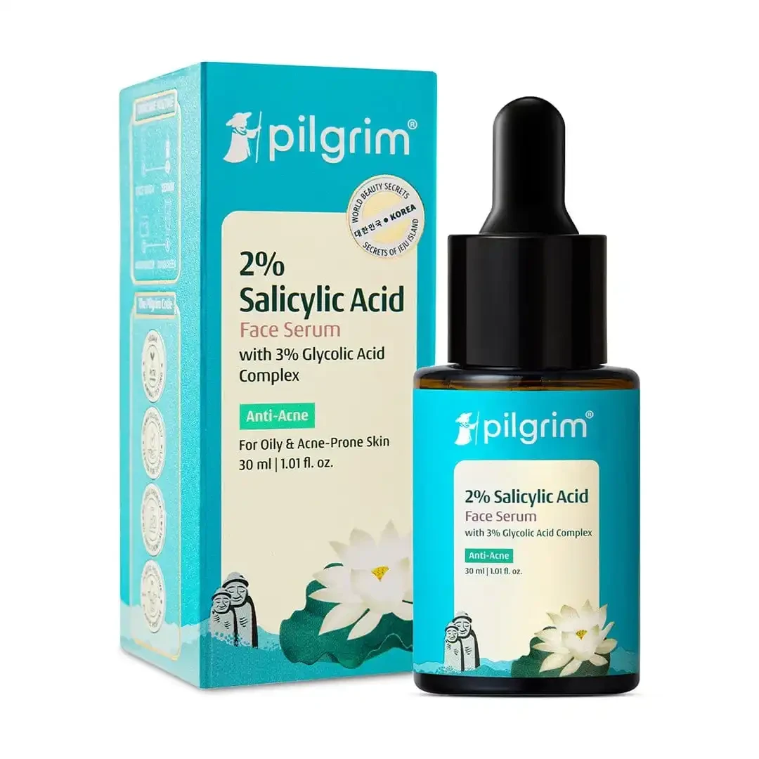 Pilgrim Face Serum | 2% Salicylic Acid Anti-Acne F...
